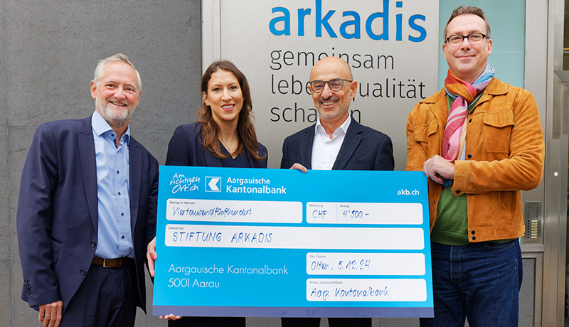 Herzlichen Dank an die Aargauische Kantonalbank für ihre Weihnachtsspende